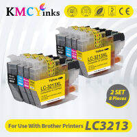 KMCYinks ตลับหมึก Yang Serasi ชุด LC3213สำหรับพี่ชาย LC3211ชุดสูทสำหรับน้องชาย DCP-J772DW DCP-J774DW MFC-J890DW Dll