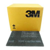 3M 7448 สีแทา, สีแดง 7447, 7496 สีเขียว แผ่นใยขัด ขนาด 6 นิ้วx9 นิ้ว (20แผ่น)