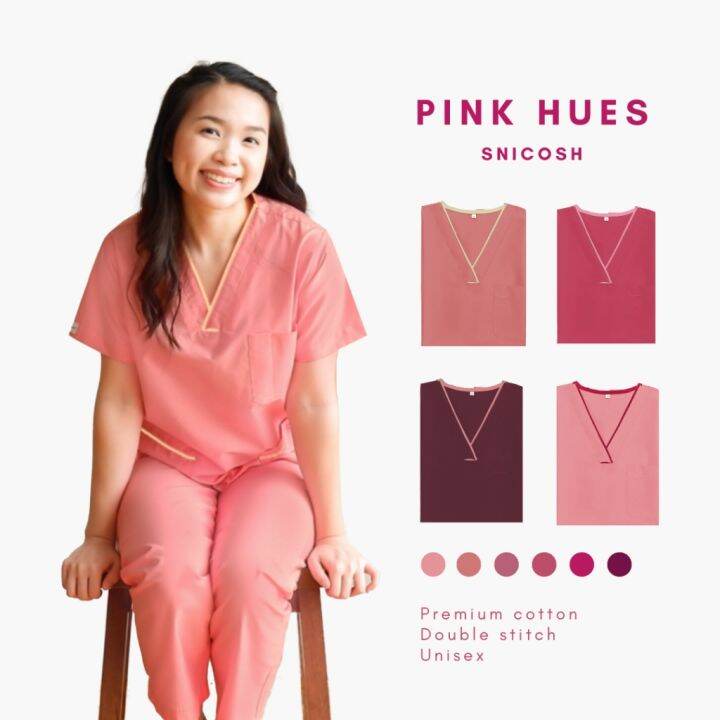 Snicosh Premium Cotton Scrub Suit Set Essential Collection Lazada Ph 8215