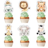 Baby Shower Jungle Animals Theme Toppers Birthday Supplies Kids and Adults Decoratio