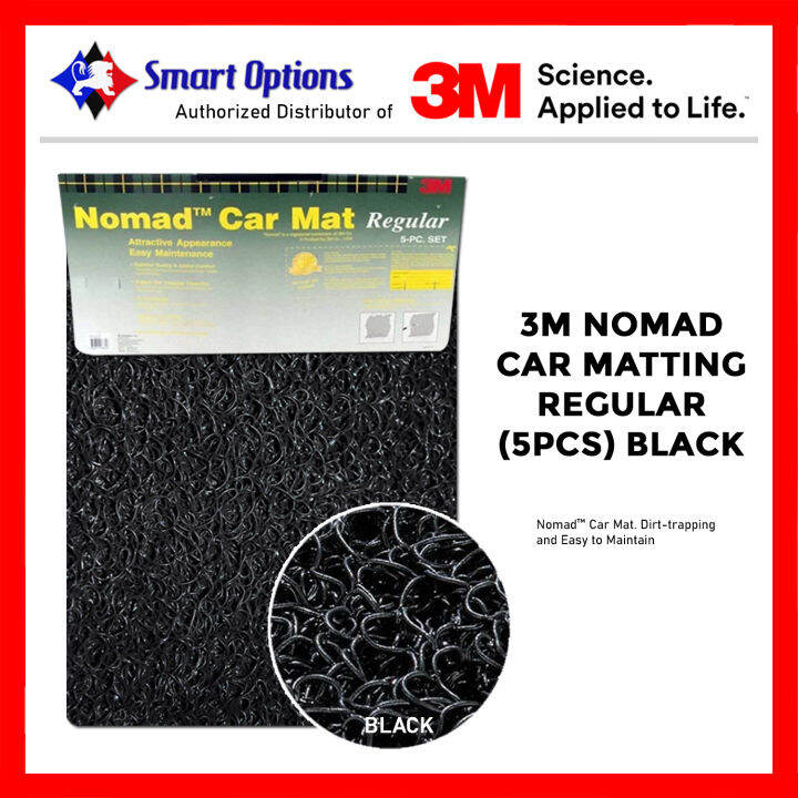 3M Car Mat Nomad Matting Regular Black 1 Set Lazada PH