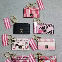 【CW】☌℡㍿  Patent Leather Bus Card Cover Student Campus Access Room Chain