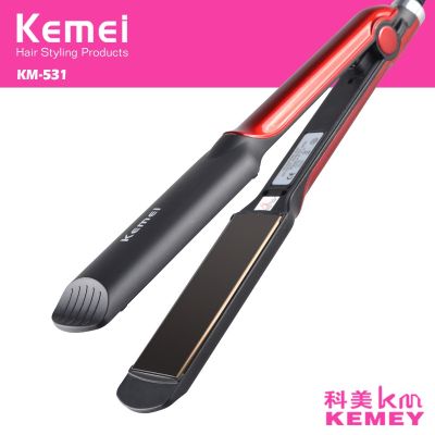 ▲♙✈ Kemei professional hair straightener ceramic flat irons straightening iron curling corn styling tools hair curler women