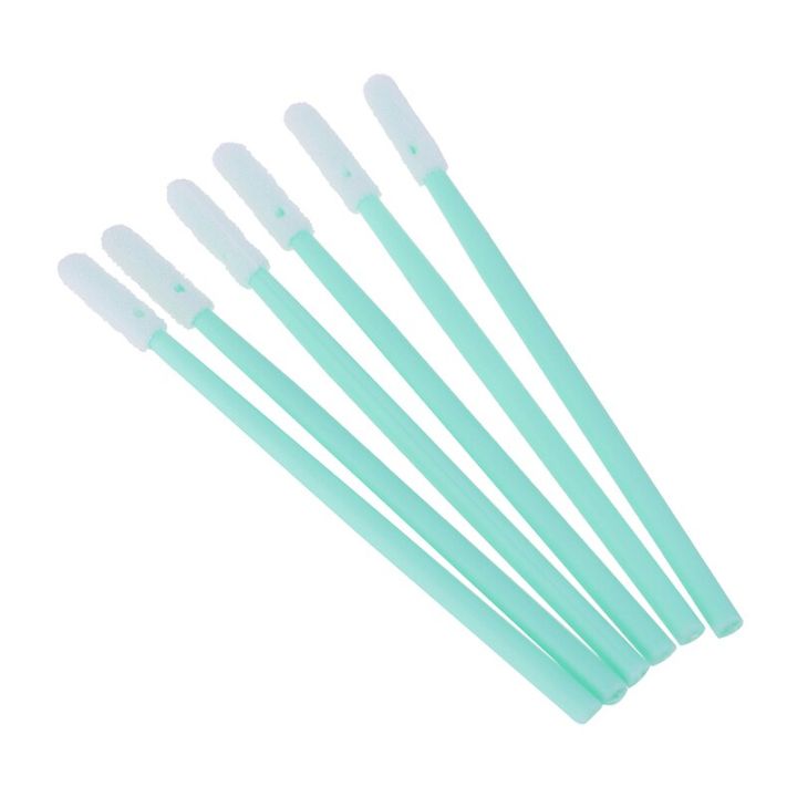 100pcs-836d-industrial-dust-free-purification-cotton-swab-sponge-swab-green-pp-handle-wipe-stick-can-clean-the-camera-lens