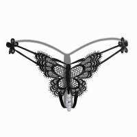 T-Back Tanga Underpants G-Strings Girls Lingerie Transparent Thongs Beaded Underwear Sexy Lace Panties 39;s Women Erotic TrowBridge