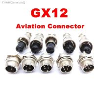 ✣ 1 set GX12 2/3/4/5/6/7 Pin Male Female 12mm Wire Panel Connector Aviation Connector Plug Circular Socket Plug