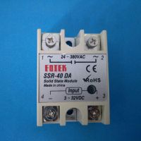 Solid Stat SSR-40DA in3-32VDC out24-380VAC Fotek โซริดสเตรทรีเลย์