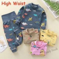 【Ready Stock】 ₪❦ C22 ?(HIGH WAIST)? 0-5yrs Cotton Pajamas Set for Baby Girl Baby Boy Kids Pyjamas Sleepwear Sleep Trousers Baju Tidur baby