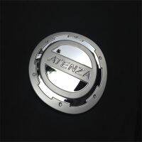 Tank Cover For Mazda 6 2012 2013 2014 2015 ATENZA Stainess steel Chrome Fuel Cap Gas Silver Logo styling Car Styling Accessories