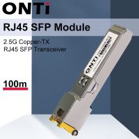 โมดูล SFP RJ45 2.5G 2.5Gbps SFP ทองแดง RJ45โมดูลตัวรับสัญญาณ SFP เข้ากันได้กับสวิตช์อีเทอร์เน็ตของซิสโก/Mikrotik