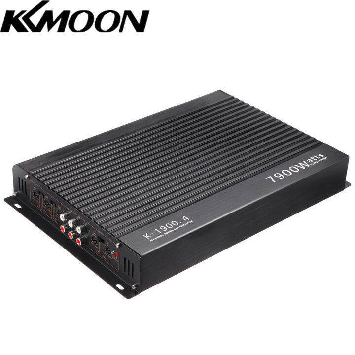 4-Channel Audio Power Amplifier 7900W High Power Amp. Four-Way 12.0V