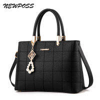 Newposs women beading pendant handbag ladies embossed shoulder bag ladies Messenger bag hairball bags high quality bag