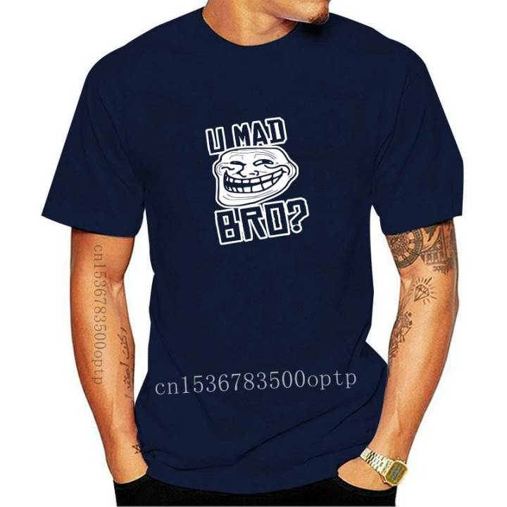 Troll Face Original Meme Smile Mad Men's Graphic T Shirt Tees