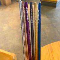 Starbuck Official Store ฤดูร้อน Starbuck Wind Straw 304แปรงดูดฟางสแตนเลสสามารถทำความสะอาดและรีไซเคิลลักษณะฟาง Starbuck Tumbler Starbuck Mug