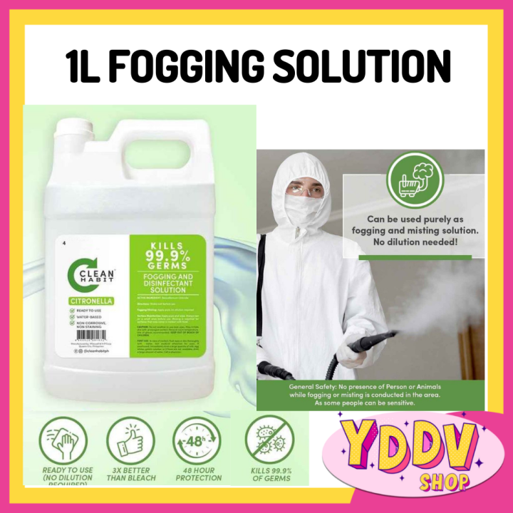 [YD] 1L Fog Machine Solution for Fog Machine, Clean habit Fog Machine