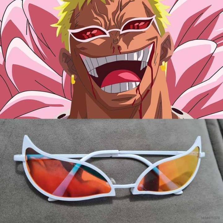 Donquixote Doflamingo Cosplay Sun Glasses , Anime Sunglasses