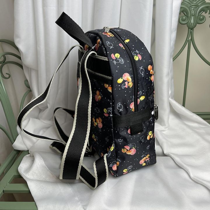 lesportsac-special-clearance-fruit-print-backpack-small-backpack-กระเป๋าเดินทางเพื่อการพักผ่อน-3486