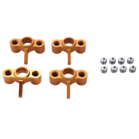 4Pcs Metal Steering Knuckles Hub Carrier Block EA1003 for JLB Racing CHEETAH 1/10 RC Car Truck Upgrade Parts