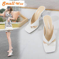 Small Wow New Arrival June 2023 Women Toe clip Plus size European Heeled Sandals Party Stiletto Heel Slip-on