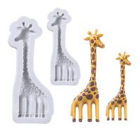 Animal giraffe Mold Fondant Chocolate Cake Decorating Tools Cupcake Silicone form Resin Sugar Craft Molds Bread Cake  Cookie Accessories