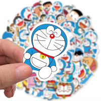 ?【Lowest price】MH สติกเกอร์ DORAEMON 50pcs สำหรับแล็ปท็อปรถจักรยานยนต์กระเป๋าสโนว์บอร์ดรถ decal