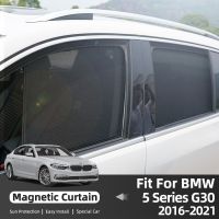 ที่บังแดดสำหรับ BMW 5 Series G30 2017-2023ที่บังแผ่นกรองแสงติดรถยนต์แม่เหล็กกระจกหน้าม่านบังตาหลัง Se หน้าต่างบานเลื่อนกันแดดสำหรับเด็ก