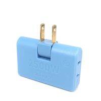 High Quality 3 Outlet Grounded AC Power 2 Prong Swivel Light Wall Tap Adapter Tools Electrical Plugs For Phone Computer Camera