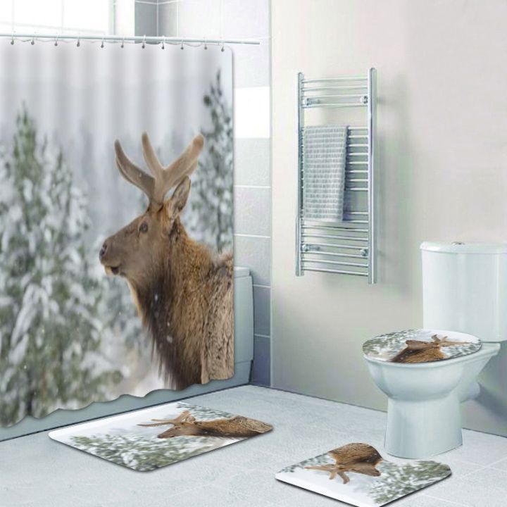 cw-camo-elk-shower-curtain-set-for-animals-in-curtains-mats-rugs-camouflage-ba-o