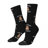 Funny Men 39;s Socks Capy Retro Harajuku Capybara Street Style Seamless Crew Crazy Sock Gift Pattern Printed