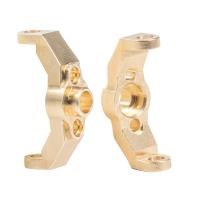 2Pcs Brass Caster Blocks C-Hub Carrier 9733 for Traxxas TRX4M TRX-4M 1/18 RC Crawler Car Accessories