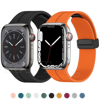 สายซิลิโคนสำหรับนาฬิกา Apple แถบระบายอากาศยาง9 8 Ultra 49มม. 45มม. 41มม. 44มม. 40มม. สำหรับ Apple นาฬิกาซีรีส์9 8 7 6 5 4 3 SE2สำหรับผู้หญิงและผู้ชาย (ไม่รวมนาฬิกา)