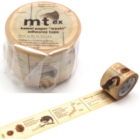 mt encyclopedia flying squirrel MTEX1P215 เทปตกแต่งวาชิ ลายสารานุกรม กระรอกบิน แบรนด์ KAMOI mt masking tape ประเทศญี่ปุ่น