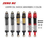 4PCS ALLOY 100MM OIL SUSPENSION SHOCKS ABSORBER EXTERNAL SPRING DAMPERS For SCX10 TRX-4 SCX10 II III JEEP ROCK CRAWLER RC TRUCK