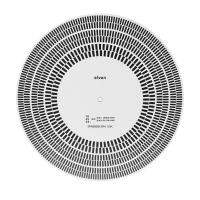 LPไวนิลแผ่นเสียงPhono TACHOMETERการสอบเทียบStrobe Discแผ่นสโตรโบสโคป 33 45 78 รอบต่อนาที