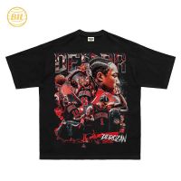 BIL  Nba DeRozan เสื้อยืดแขนสั้น ผ้าฝ้าย ทรงหลวม ใส่สบาย สไตล์ฮิปฮอป 2022 S M L XL 2XL 3XL