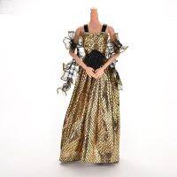 WenRan fuqiangyi SIYI 1 Pcs Crocodile Grain New Arrival Doll Clothes Set Dress for Barbie Doll with Shawl