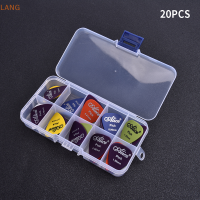 ?【Lowest price】LANG 20/100pcs Guitar Pick Acoustic BASS PIC Plectrum mediator ความหนาผสม0.58-1