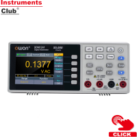 Instruments มัลติมิเตอร์แบบดิจิทัลตั้งโต๊ะ XDM1241ขนาดเล็กชาร์จได้55,000เครื่องหน่วยวัดสากล RMS ความแม่นยำสูงพร้อมหน้าจอ3.5จอแอลซีดีที่มีการตอบสนองสูง