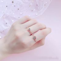 Fashion Princess Crown Rings For Women Crystal Rhinestone Engagement Wedding Party Rings Jewelry