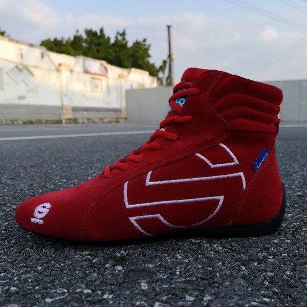 HOT★Racing shoes Sparco F1 car RV in high boot Karting racing shoes
