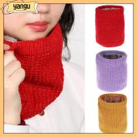 YANGU Fashion Bandanas Winter Warm Women Scarf Thick Neck Warmers Collar Knitted Ring