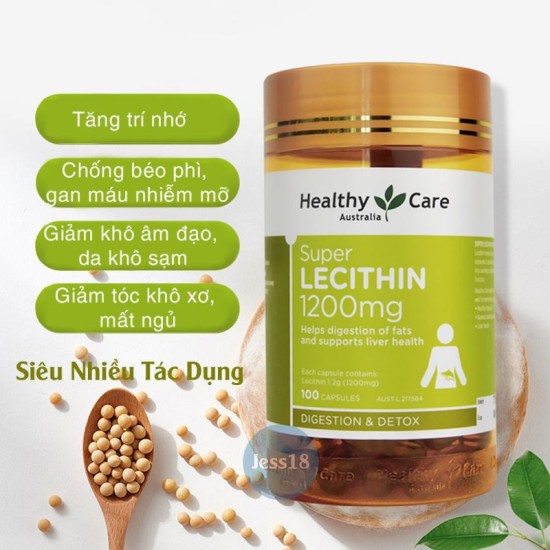 Healthy care super lecithin 1200mg - ảnh sản phẩm 1