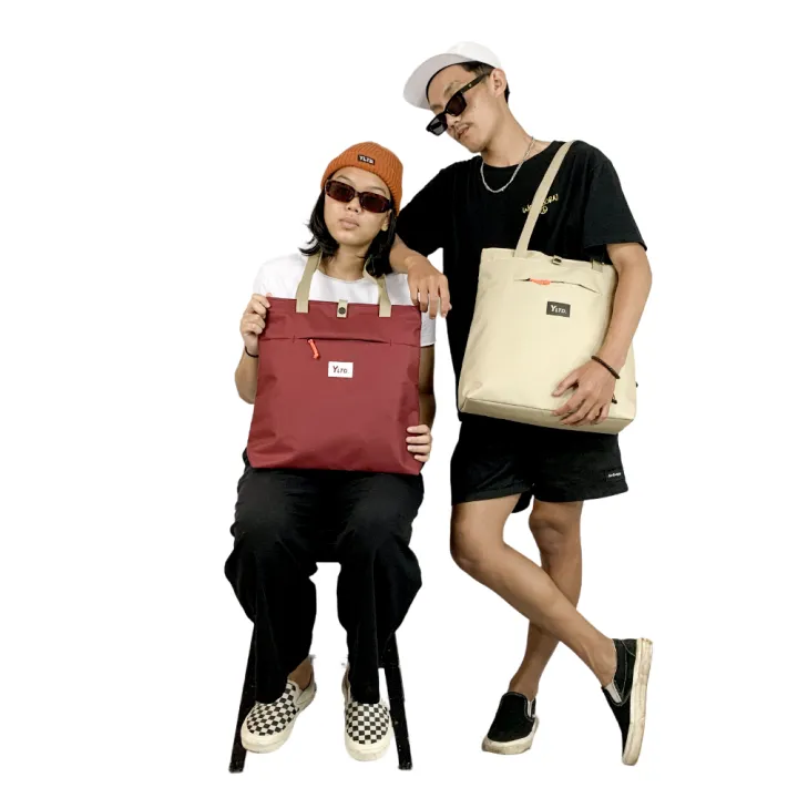 IBS Jaya Tote Bag Laptop YLTD Original Tas Jinjing Pria Wanita