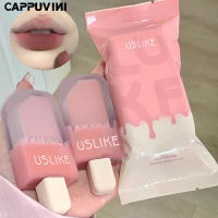 Cappuvini ไอน้ำลิปเคลือบริมฝีปากไอศกรีมสำหรับผู้หญิงลิปลิปสติกติดทนนานกำมะหยี่ผิวด้าน