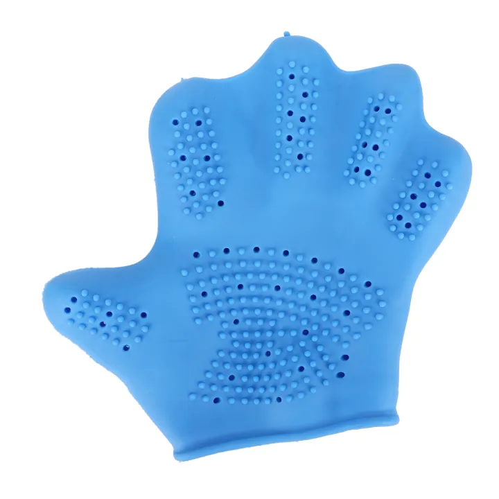 Pet Bath Gloves Massage Cleaning Shampooing Heat Resistant TPE Pet