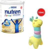 [Tặng gối ôm hươu cao cổ] Sữa bột Nutren Junior cho trẻ từ 1-12 tuổi lon 850g thumbnail