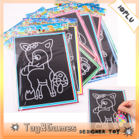 กระดาษสีกระดาษร่างภาพเมจิกที่มีสีสันของ1X จาก Ioplu พร้อมไม้วาดรูปของเล่นสำหรับเด็ก
