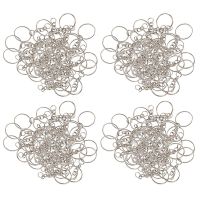 800Pcs Split Key Chain Rings with Chain Silver Key Ring and Open Jump Rings Bulk for Crafts DIY (1 Inch/25mm)