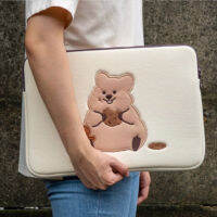 เคสกระเป๋าหิ้วรูปหมีการ์ตูนกระเป๋าแล็ปท็อปโน้ตบุ๊กสำหรับเดินทางเหมาะสำหรับแล็ปท็อปส่วนใหญ่