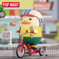 Corinada Popmart Tricycle Duckoo Ya Pvc Action Figure Kawaii Ornaments 100  Original Genuine Collection Model Doll Toys Real Shot